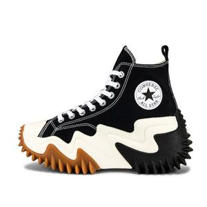 COPY - Run Star Motion Hi Sneaker in Black, White & Gum Honey. Size 6 Converse …